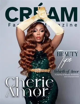 Cherie Amor CRÉAM Fashion Magazine issue cover